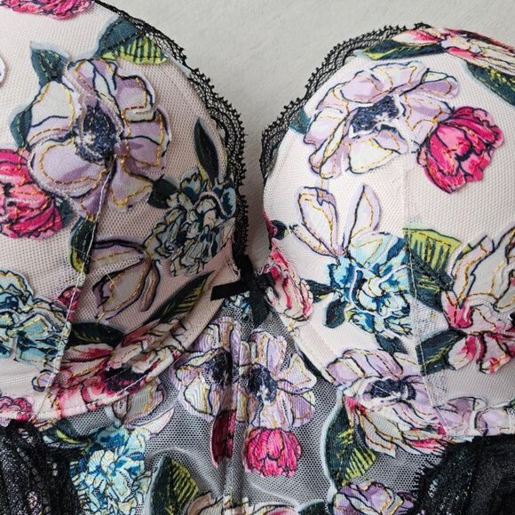 Beautiful Very Sexy Push-Up Lace Corset New - Picture 9 of 11